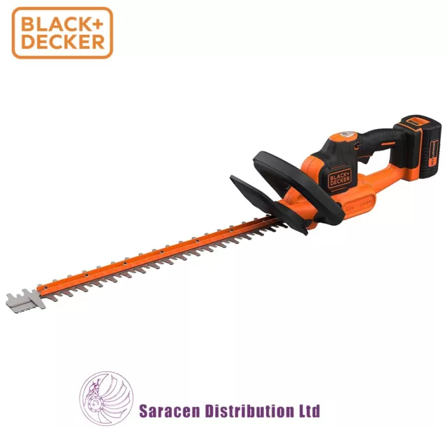 BLACK & DECKER 36v CORDLESS HEDGE TRIMMER 55cm - BCHTS3620L1-GB