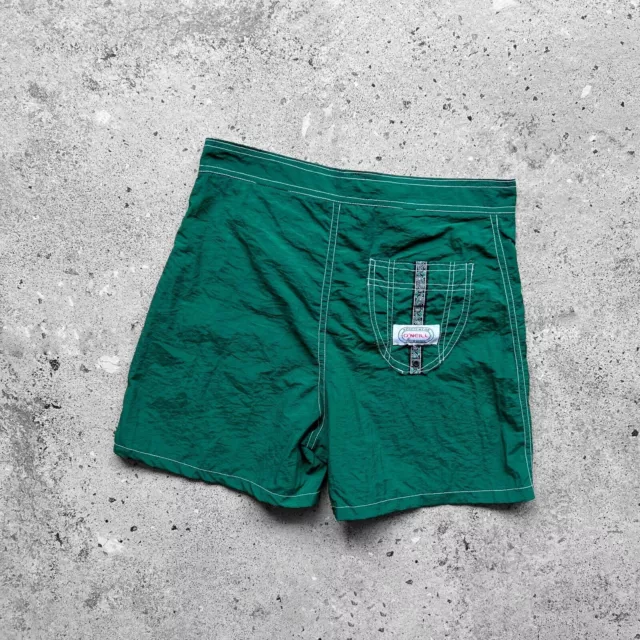 Pantaloncini in nylon verde da uomo Oneill California Vintage taglia - S 3