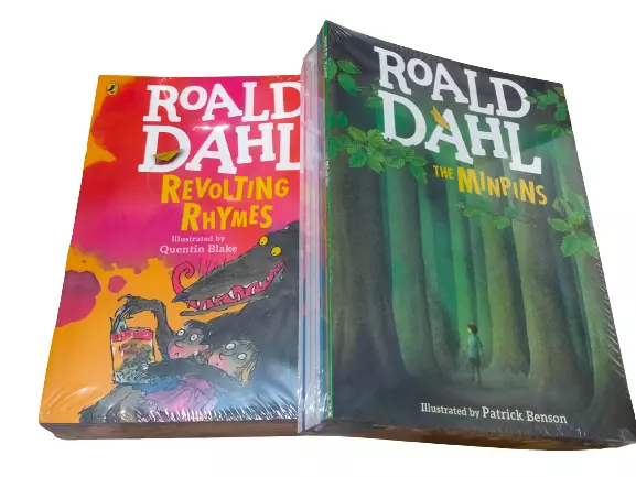 18 Books Roald Dahl "A4 Size" Collection Children Reading Kids Set Fantasy Book