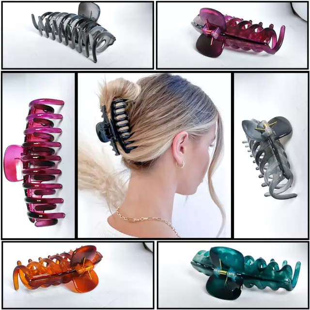 Large Hair Claw Clip Clamp hair clip for thick hair hair extension Clips UK lot