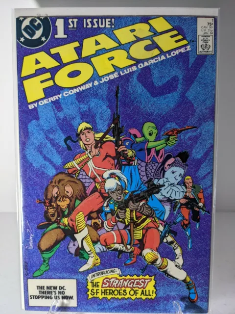 Atari Force #1 (1983) Gerry Conway. DC Comics. 12 PICTURES =====