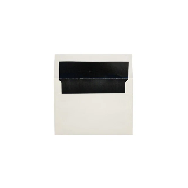 LUX A7 Foil Lined Invitation Envelopes 5 1/4x7 1/4  Natural w/BK Lining