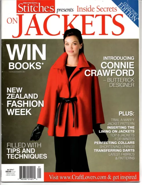 Dressmaking with Stitches Inside Secrets on Jackets Magazine Vol 19 No 7