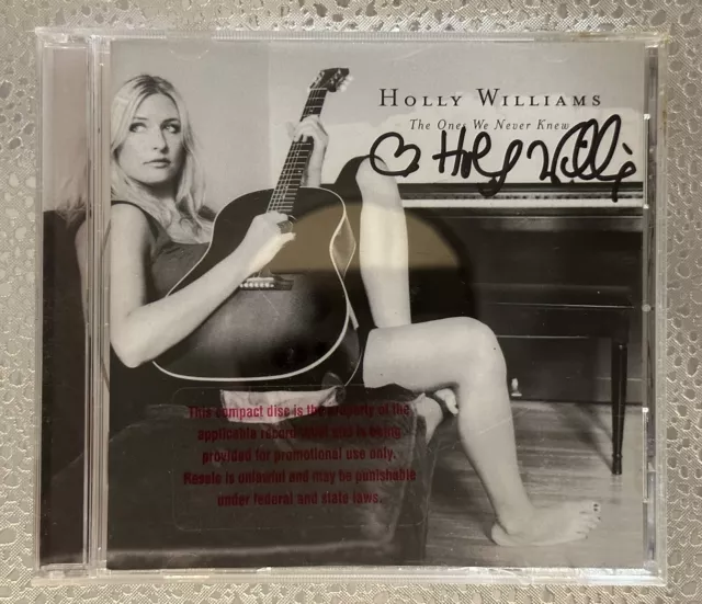 Holly Williams (Hank) "The One We Knew" signed autographed CD  ATEB086