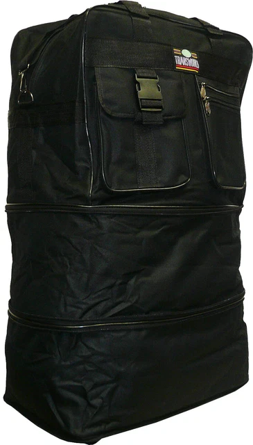 30" Expandable Rolling Duffel Bag Wheeled Spinner Suitcase Luggage - Heavy Duty