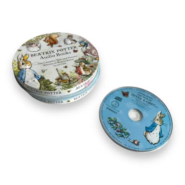 Beatrix Potter The Complete Tales and Nursery Rhymes Audio Set ~ 23 CDs In Tin