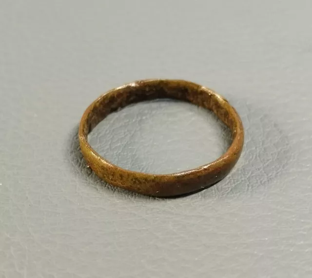 Ancient bronze Viking Ring, Original Viking artifact, US size 9