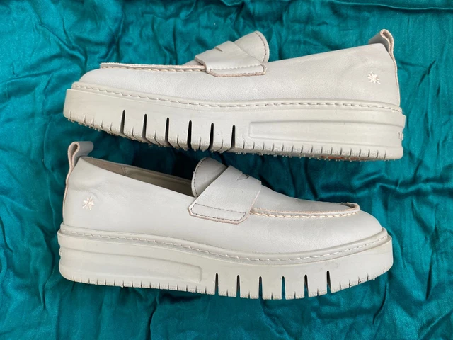 Art Company loafer shoes in pale blue, size 4.5 [NR]