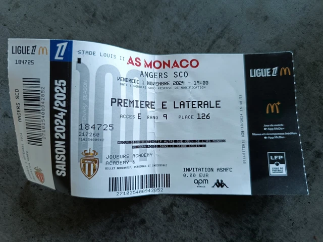 AnnonceAs Monaco Fc | Billets En 2026 - Billets Pour Un Seul Match