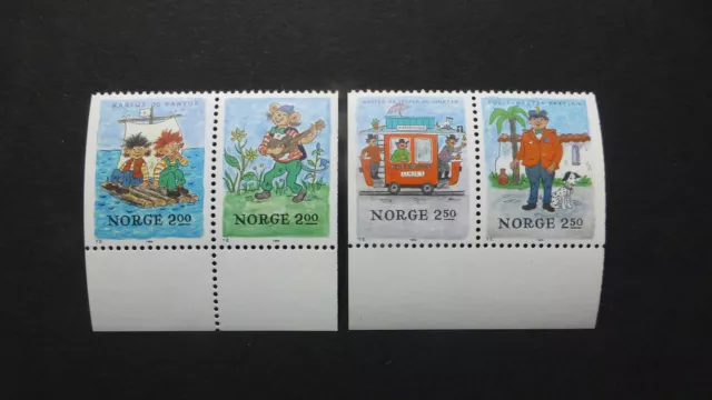 Weihnachten Norwegen 1984   Mi.-Nr. 914/17  postfrisch