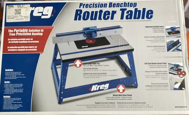 Kreg Precision Benchtop Router Table - PRS2100 - New in Factory Sealed Box 2