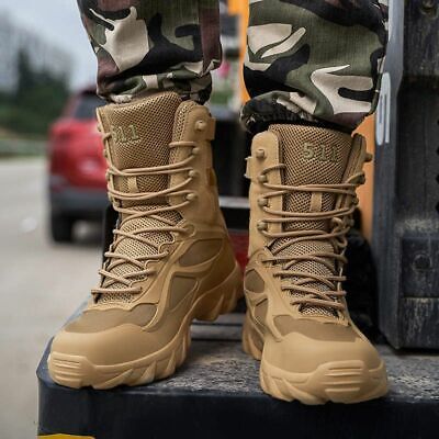 Sz 11 Zapatos Zapatos para hombre Botas Botas de trabajo y estilo militar Botas Logger para hombre 