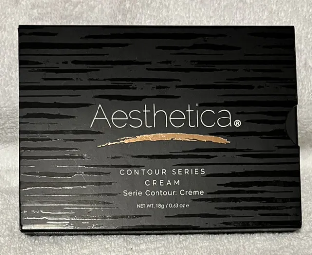 Nuevo en caja Aesthetica Cosmetics Contour Series crema - ¡Paleta de resaltado 0,63 oz!