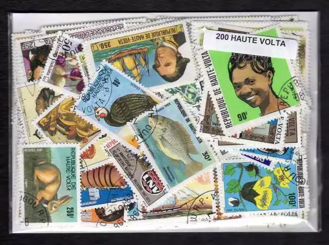 Haute Volta - Upper Volta 200 timbres différents