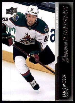 2021-22 UD Extended Series French Young Guns #712 Janis Moser - Arizona Coyotes