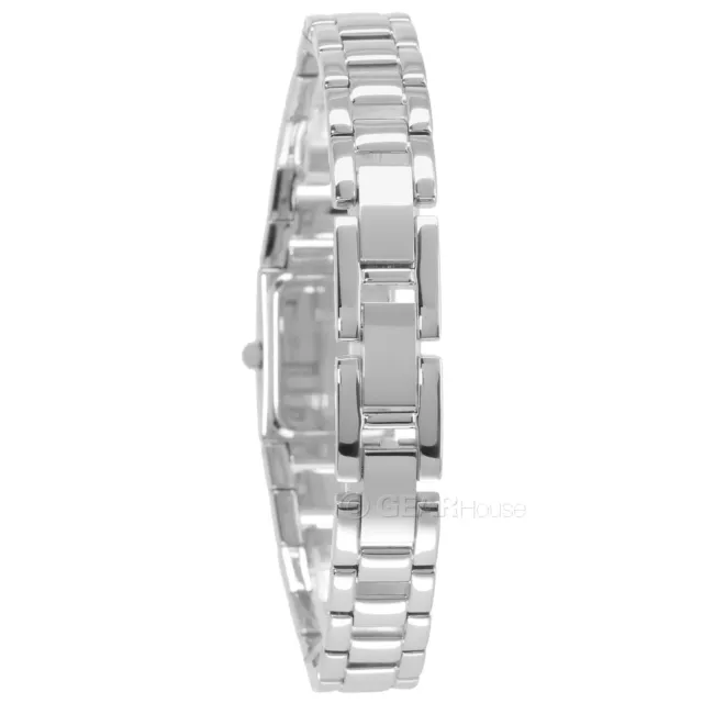 Caravelle by Bulova Womens Glitz Watch Pave Crystals Band Silver Stainless Steel 2