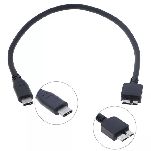 USB c to micro usb cable type c to micro b cable for hdd hard disk 30cm D-lk