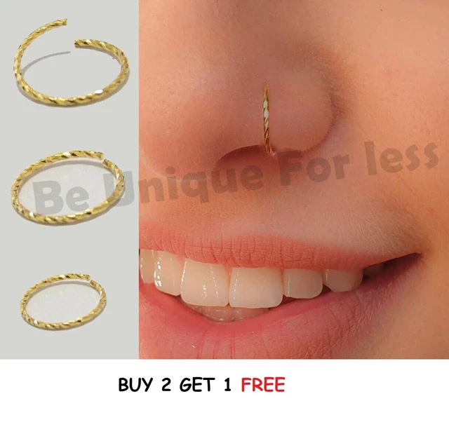 9ct gold septum ring deals