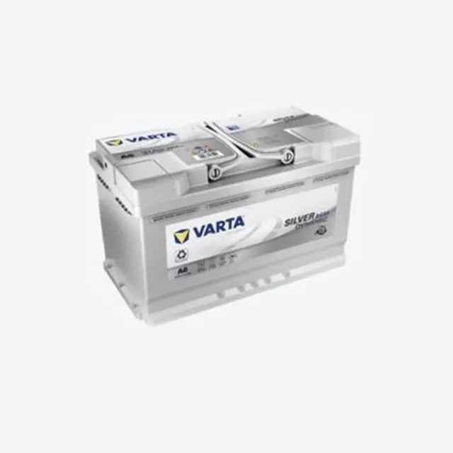 VARTA A6 Silver Dynamic AGM 12V 80Ah 800A Autobatterie Start-Stop 580 901