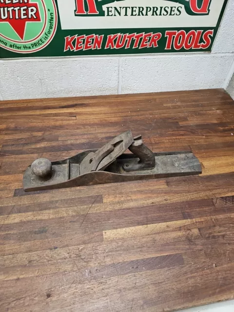 K338- Antique Stanley Bailey  No. 6 Corrugated Bottom Plane 6c 3 patent date