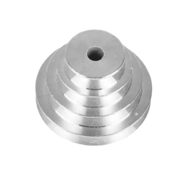 Rueda de polea de pagoda de plata para taladro de sobremesa 14 mm 18 mm 21 mm opciones de tamaño