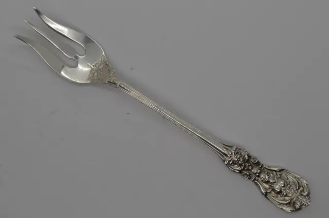 Reed & Barton Francis I Sterling Silver Short Handle Pickle/Olive Fork-5 7/8"-NM