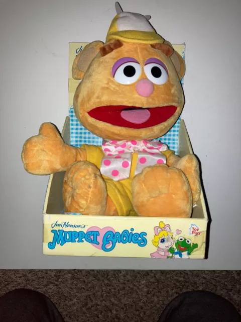 jim Henson's MUPPET BABIES WOCKA FOZZIE BEAR in orginal BOX 12"