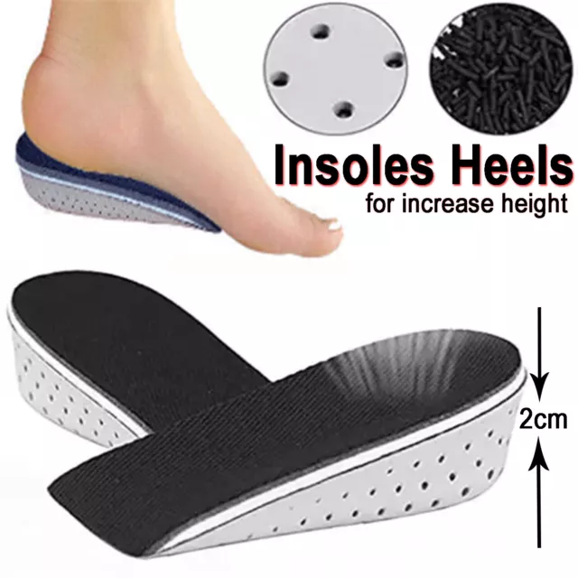 Insole Heel Lift Insert Shoe Pad Unisex Height Increase Cushion Elevator_Taller