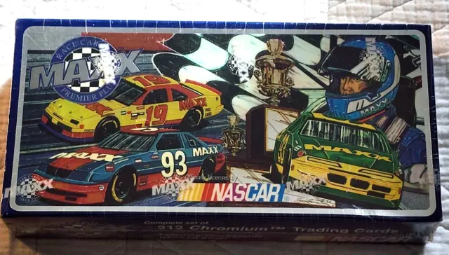 1993 Maxx Nascar Complete Set 212 Chromium Trading Cards Sealed