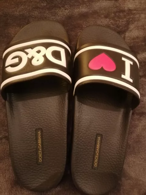 Dolce & gabbana leopard clearance and butterfly slide pool sandals