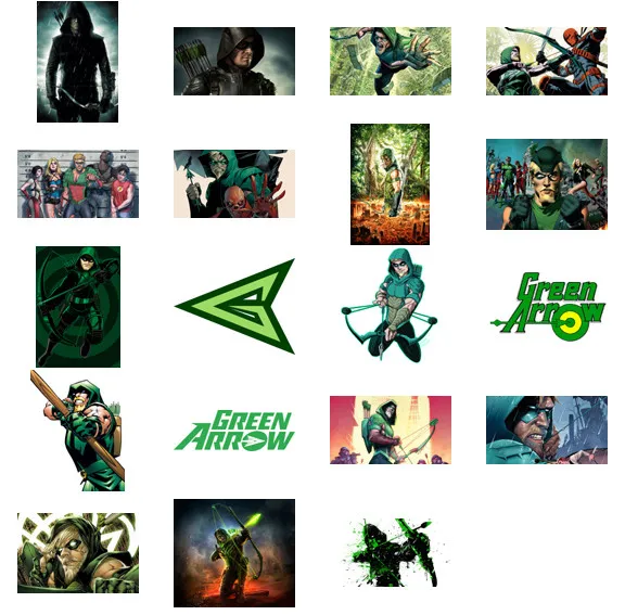 The Green Arrow , iron on T shirt transfer. Choose image and size