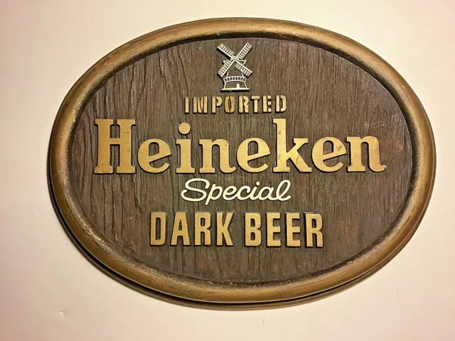 Vintage HEINEKEN  Special Dark Beer Sign