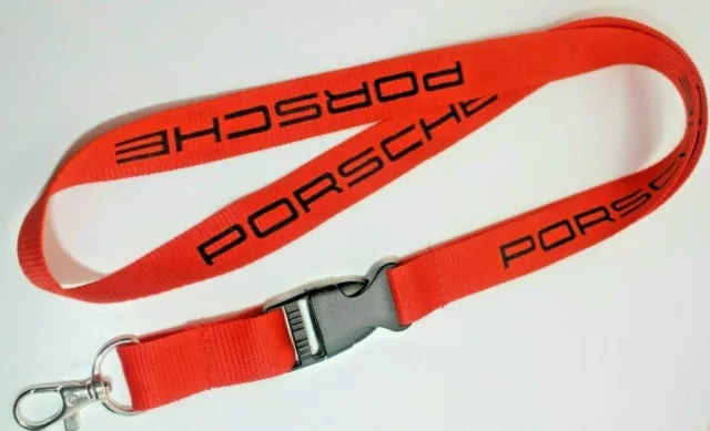 PORSCHE SCHLÜSSELBAND Presse Geschenk NEU 24h Le Mans 2020 911 Carrera ROT