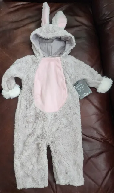 NWT POTTERY BARN KIDS Plush Baby Bunny Delux Halloween Costume Easter, 12-24 Mon