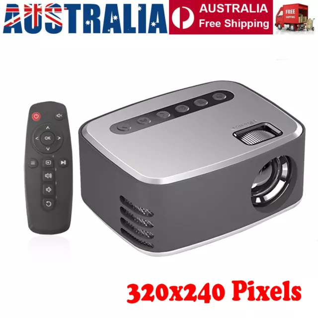 Mini Projector LED HD 1080P Home Cinema Portable Home Movie Projector