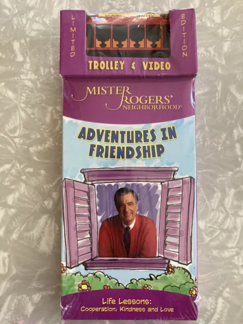 Mr Rogers Neighborhood Adventures In Friendship VHS (2005) W/ Trolley