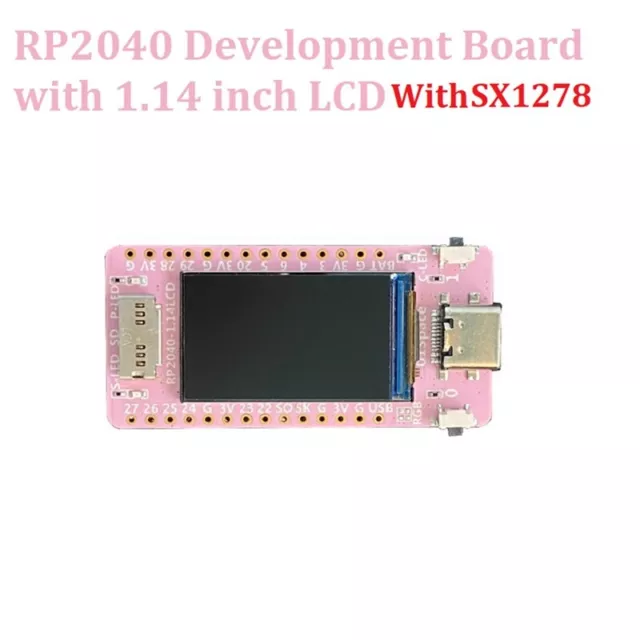 Per Scheda di Sviluppo RP2040 con LCD da 1,14 Pollici LORA Supporta /MicroP W5Z5