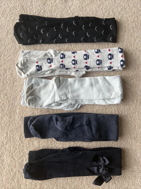 5 paia collant per ragazza taglia 7-8 anni, incluso John Lewis