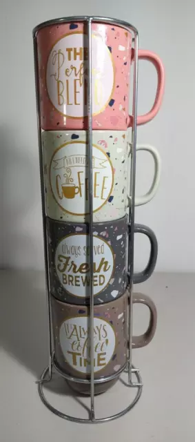 Boston Warehouse 3 oz Stacking Espresso Mugs
