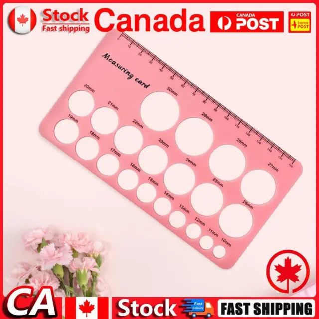 Silicone Breast Flange Ruler Durable Lightweight Feeding Supplies (Pink) CA