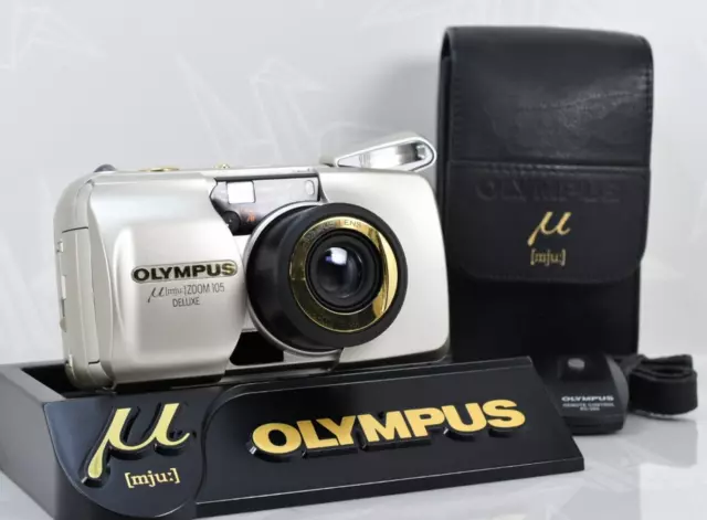 [Near MINT] Olympus Mju Zoom 105 Deluxe Point & Shoot Film Camera From JAPAN