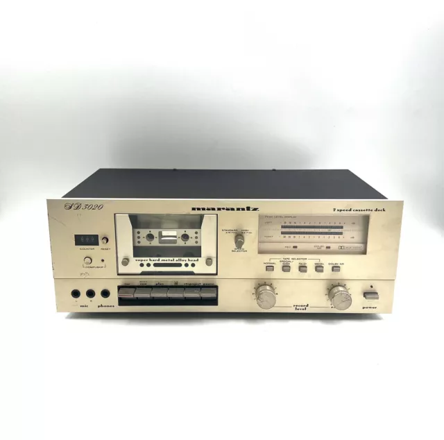 Lecteur Marantz SD 3020 2 Vitesse Cassette Deck Vintage 1979 pour Pièces Dolby