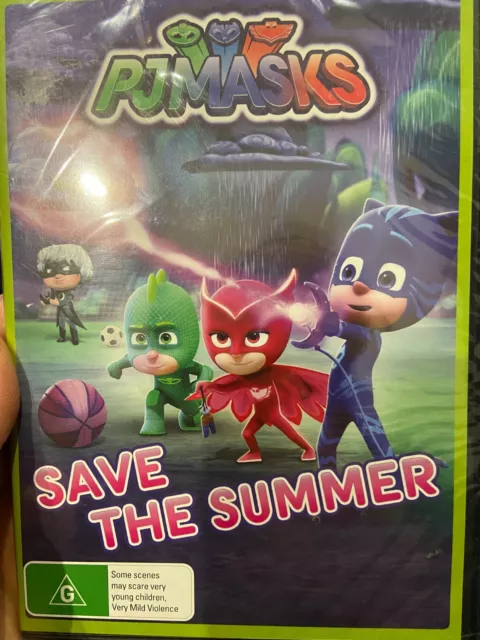 PJ Masks - Save The Summer NEW/sealed region 4 DVD (animated kids tv series)