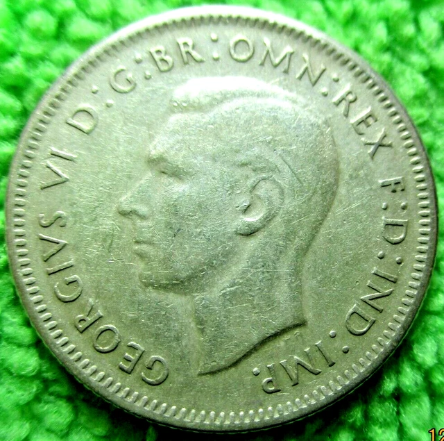 1943 Australian Shilling  Coin -  Silver    # 26/12/23