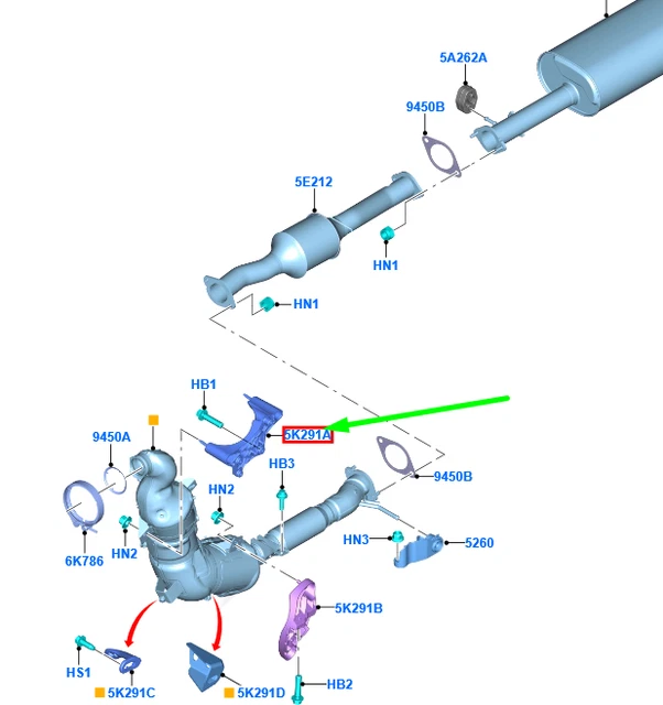 19841986 FORD Ranger Exhaust Pipe Pipe £57.95 PicClick UK