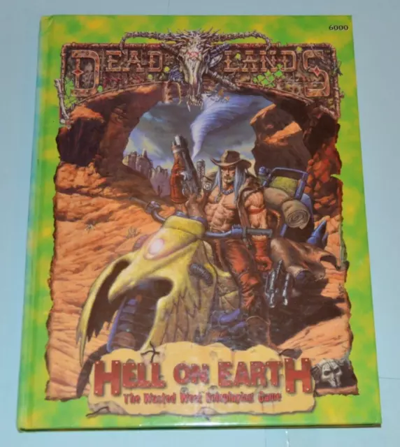 DEADLANDS HELL ON EARTH RPG Rulebook Rule Book Rule Pinnacle 6000 Hardback RPG