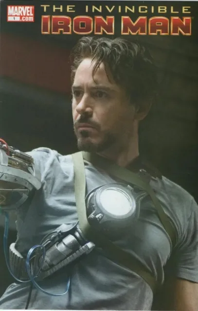 Invincible Iron Man #1 Robert Downey Jr Movie Photo Variant Marvel Comic 2008