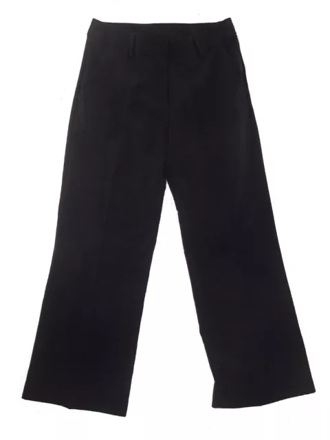 Pantalone Pantaloni Donna Capri Nero Taglia S Small