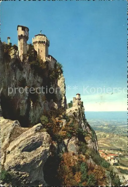 72383652 San Marino Repubblica le antiche Torri die alten Tuerme San Marino