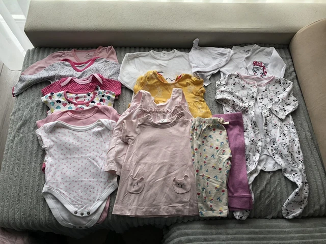 baby Girl clothes Large Bundle size 0-3 3-6 months Including H&m Gap
